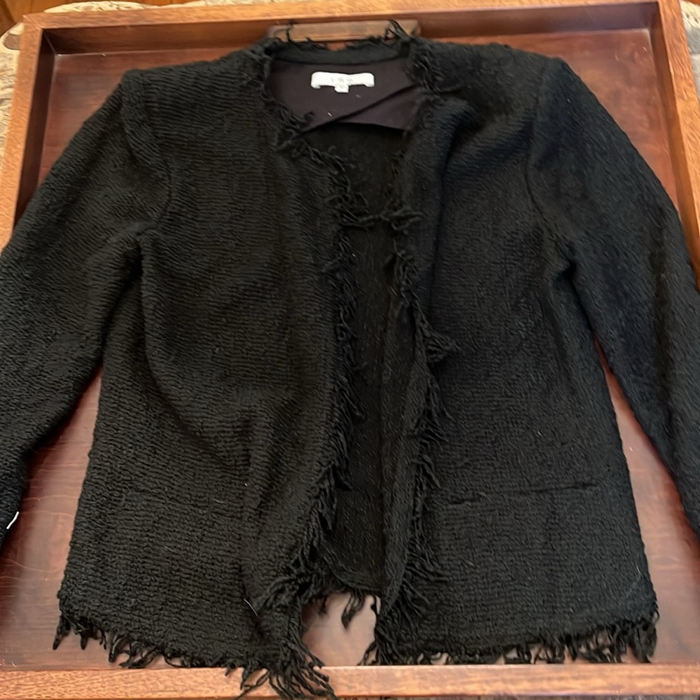 IRO shavani jacket 40 black like new